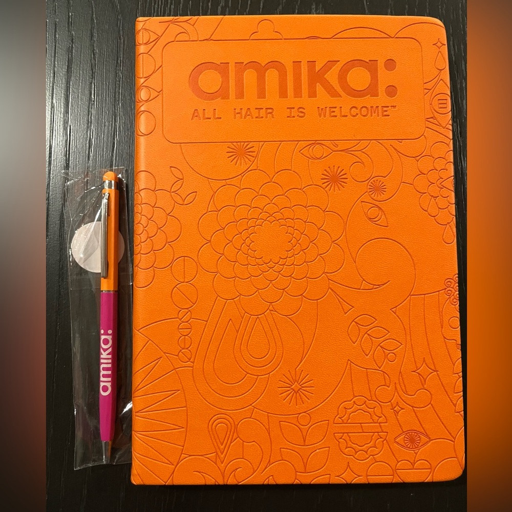 Amika Notebook and Amika pen (black ink)